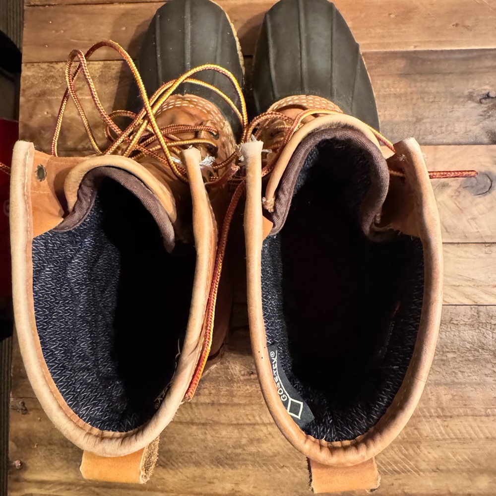 L.L. Bean Gore Tex lined duck boots